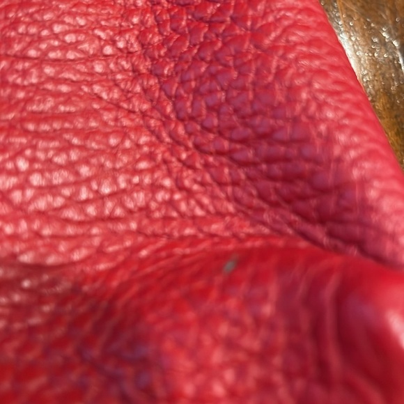 Cecconi Piero Italian leather clutch/wristlet bag with Bamboo handle. P3 - Picture 8 of 8